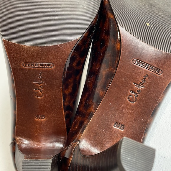 Cole Haan Rachel Tortoise Patent Pumps | Size 8.5B - Picture 10 of 11